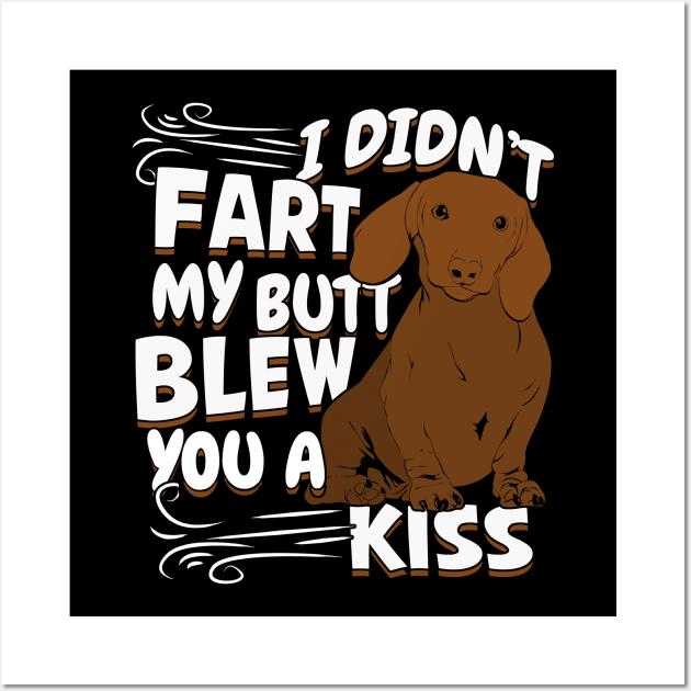 Funny Dachshund Dog Lover Gift Wall Art by Dolde08